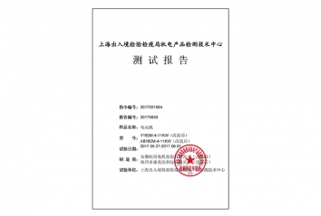 東鵬測試（shì）報告